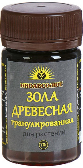 Зола древесная