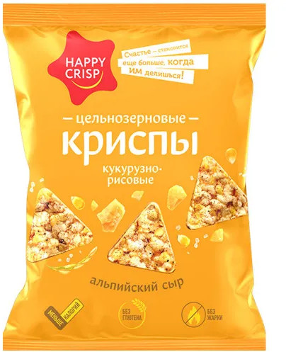 Криспы кукурузно-рисовые «Альпийский сыр»