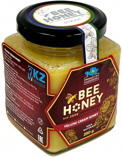 Крем-мед подсолнуховый «Yellow Cream Honey»