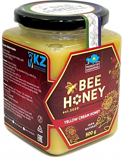 Крем-мед подсолнуховый «Yellow Cream Honey»