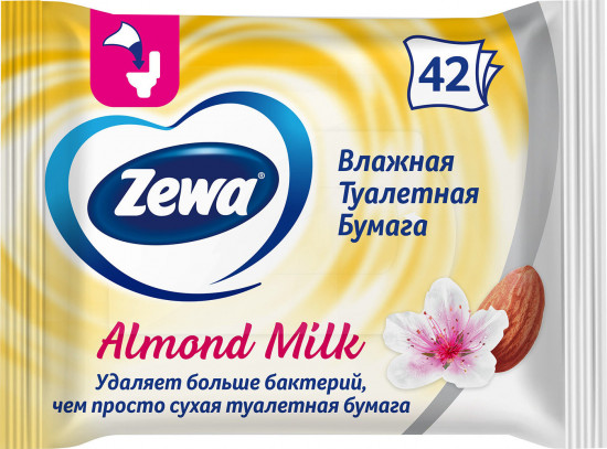 Туалетная бумага влажная «Almond milk»