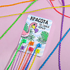 Набор заколок с прядью волос «Красота по самые перья!»