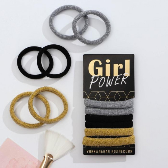 Набор резинок для волос «Girl power»