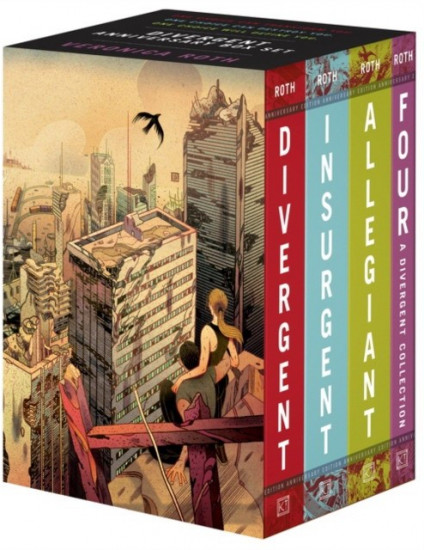 Divergent Anniversary 4-Book Box Set: Divergent, Insurgent, Allegiant, Four