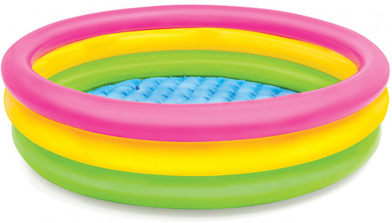 Бассейн детский надувной Радуга