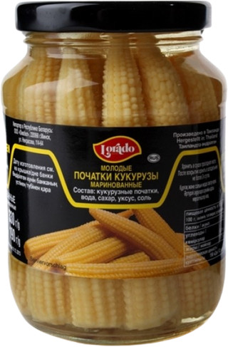 Кукуруза в початках маринованная