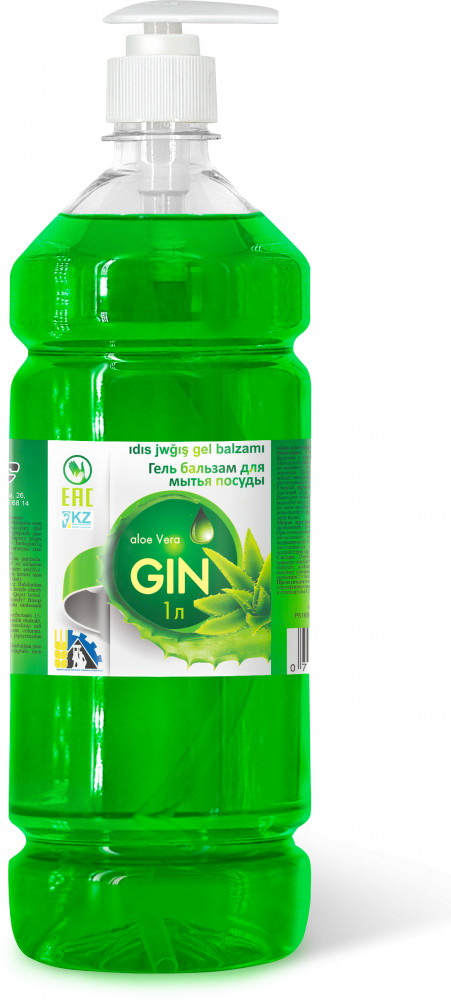 Бальзам для мытья посуды, овощей и фруктов с ароматом алоэ вера «Gin» | WEC