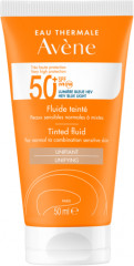 Sun Солнцезащитный флюид с оттенком SPF 50+