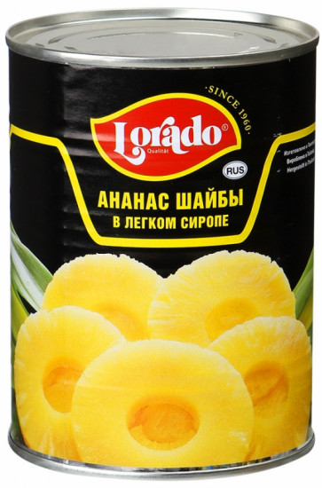 Ананас в легком сиропе
