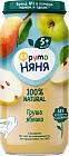 Пюре натуральное из груш и яблок