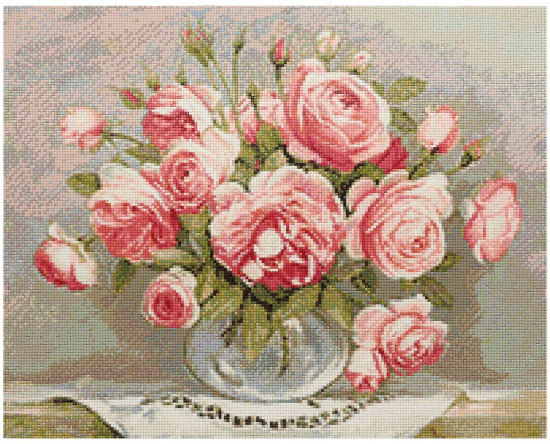 Мозаика алмазная «Розы»