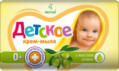 Крем-мыло с маслом оливы «Детское»