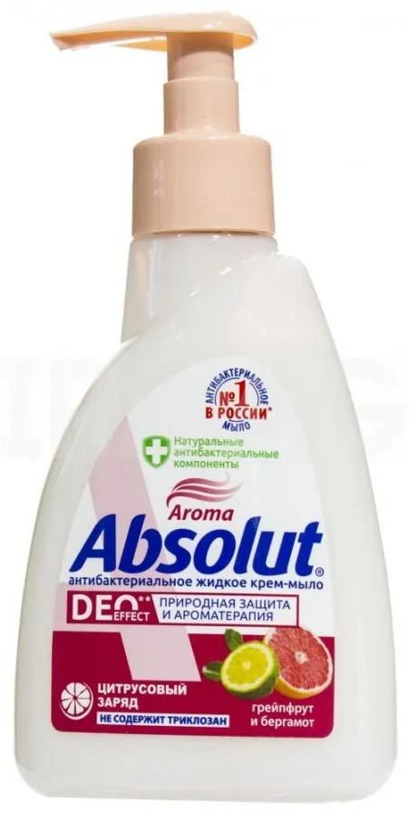 Мыло жидкое атибактериальное «Absolut Cream» | Весна