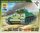 Сборная модель "Советский средний танк Т-34/76" (образец 1940г)