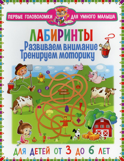 Лабиринты. Развиваем внимание