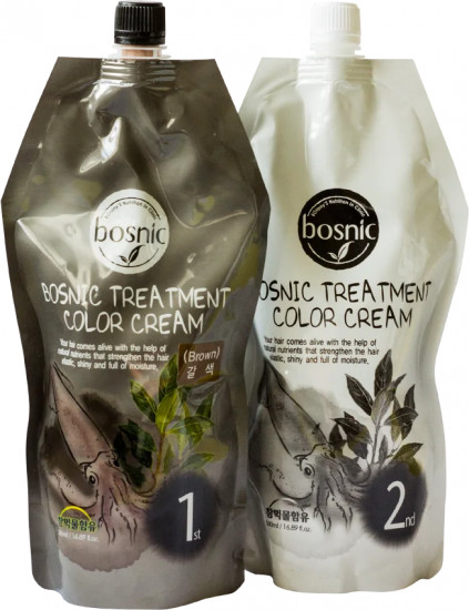 Краска для волос «Treatment Color Cream», оттенок Brown