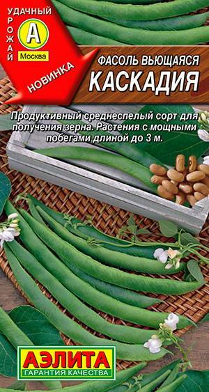 Фасоль вьющаяся «Каскадия» | Аэлита