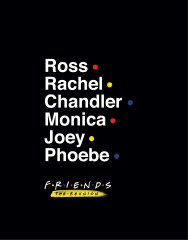 Блокнот в точку «Friends»