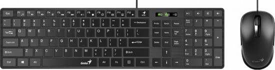 Набор проводной Genius SlimStar C126