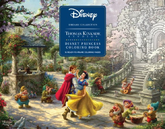 Disney Dreams Collection. Thomas Kinkade Studio. Disney Princess Coloring Book