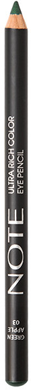 Карандаш для глаз «Ultra Rich Color Eye Pencil», оттенок 03 Green apple | Note Cosmetique