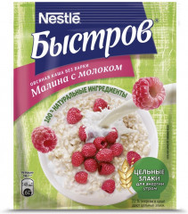 Каша овсяная «Малина с молоком»