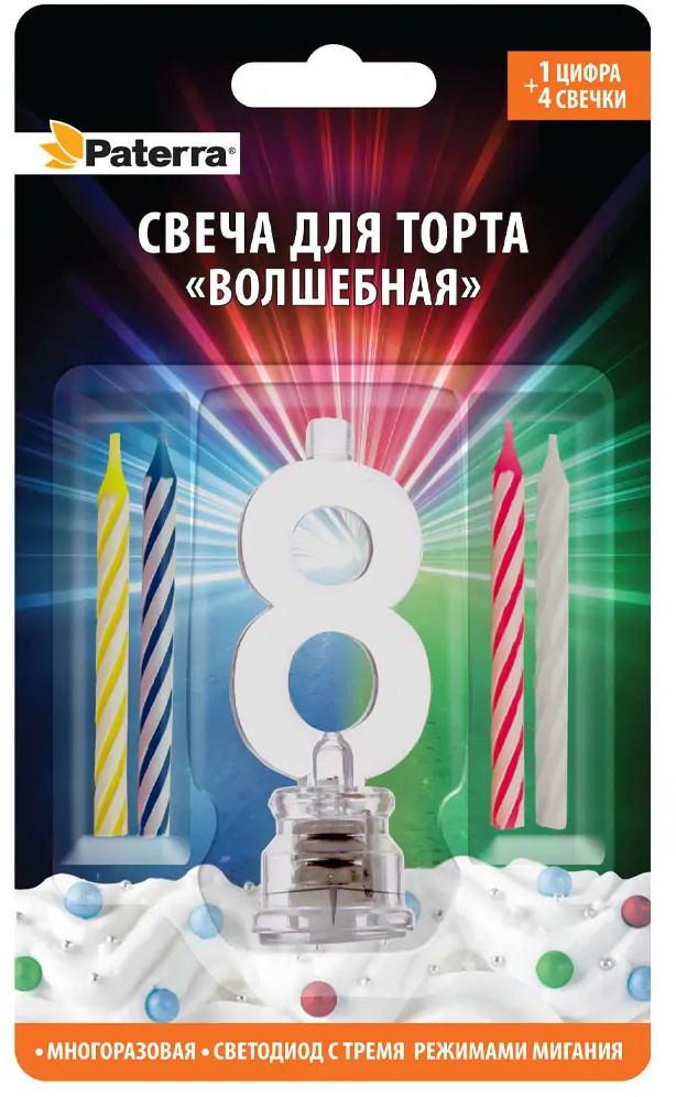 Свеча для торта «Волшебная» | Paterra