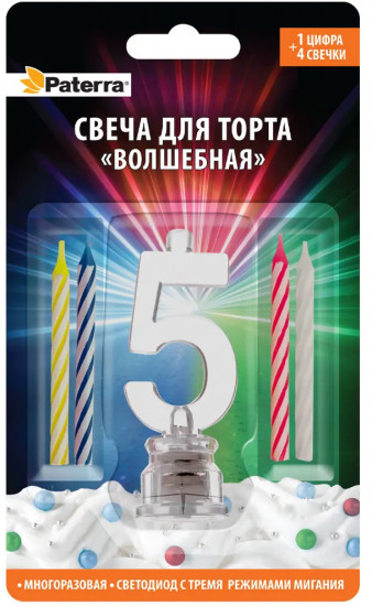 Свеча для торта «Волшебная»