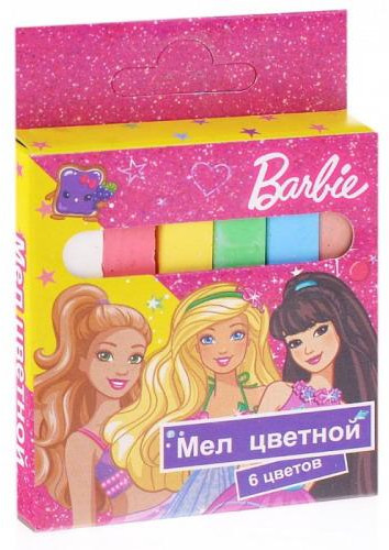 Мелки цветные «Barbie»