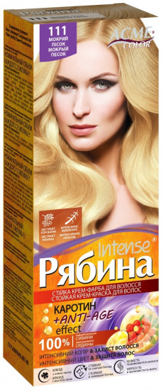 Крем-краска для волос «Intense Anti-Age», оттенок №111 Мокрый песок