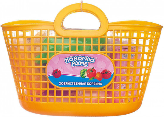 Набор игровой «Продукты в желтой корзине»