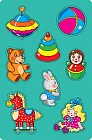 Мягкий пазл "Игрушки"