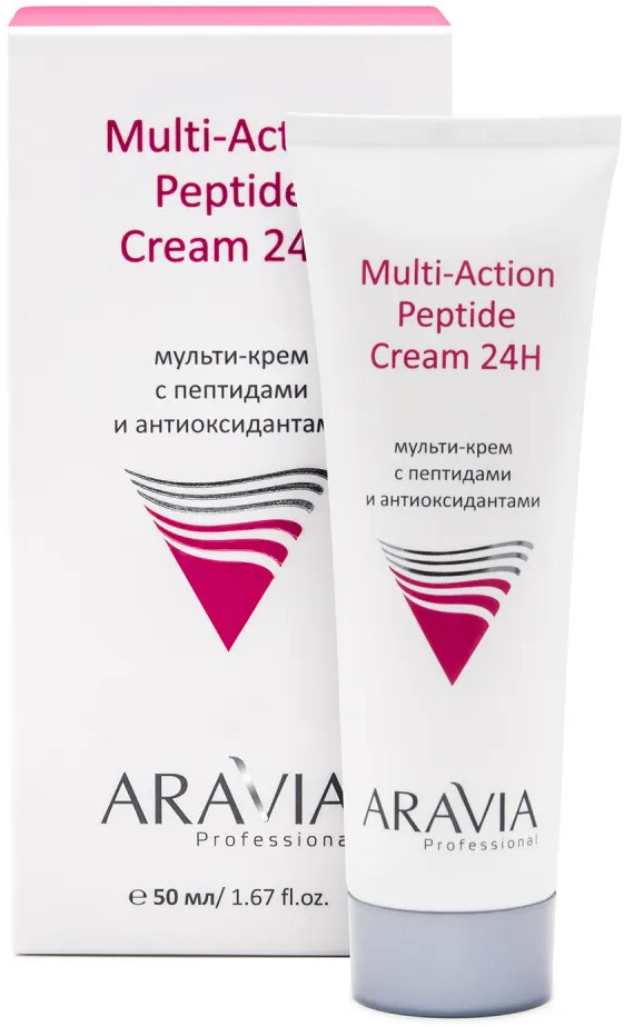 Мульти-крем с пептидами и антиоксидантным комплексом для лица «Multi-Action Peptide Cream» | Aravia
