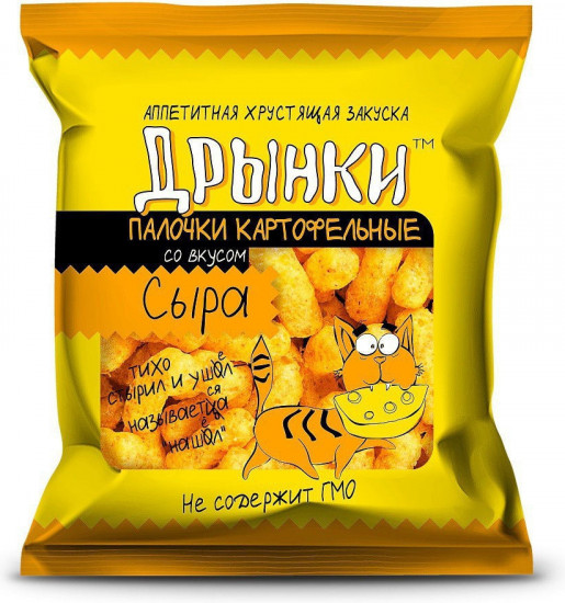 Палочки картофельные со вкусом сыра