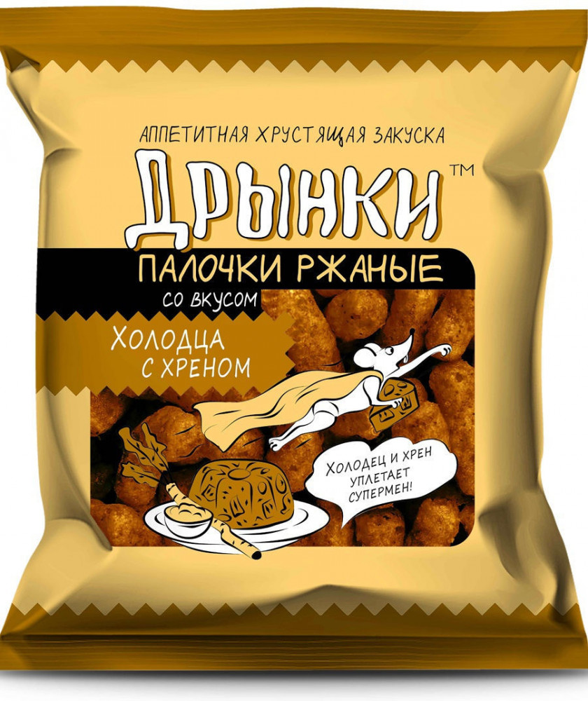 Палочки ржаные со вкусом холодца с хреном | Дрынки