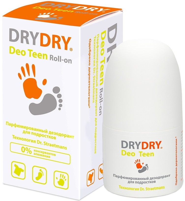 Дезодорант для подростков парфюмированный от пота и запаха — Drydry ...