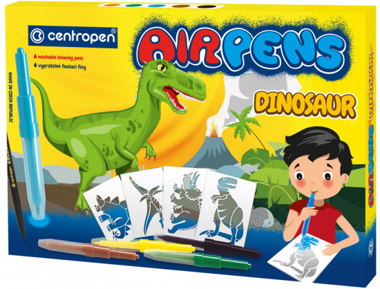 Фломастеры воздушные «Dinosaur»