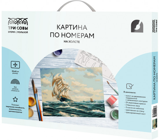 Картина по номерам «Море»