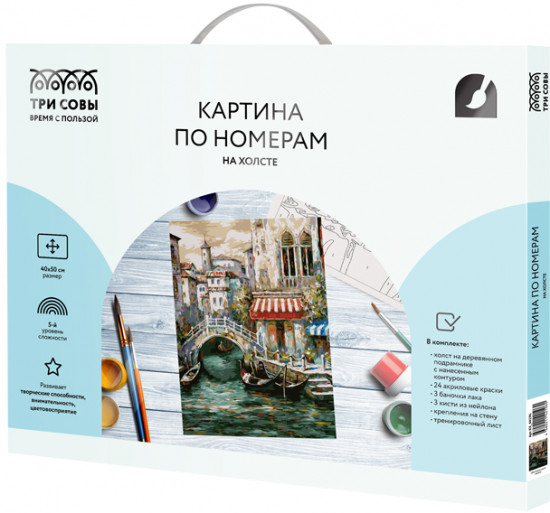 Картина по номерам «Венецианский канал»