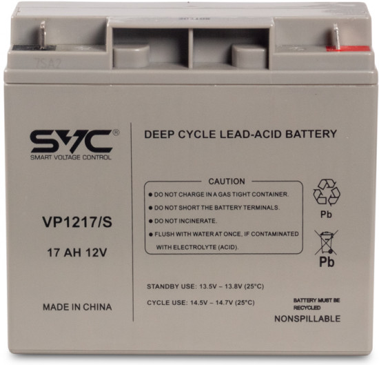 Батарея аккумуляторная SVC VP1217/S
