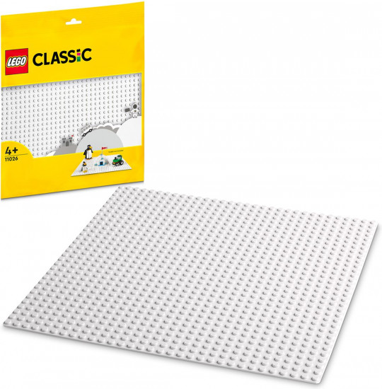 Конструктор LEGO® Classic 11026 Базовая пластина. White Baseplate