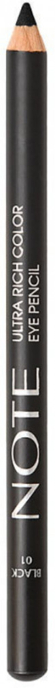 Карандаш для глаз «Ultra Rich Color Eye Pencil», оттенок 01 Black | Note Cosmetique