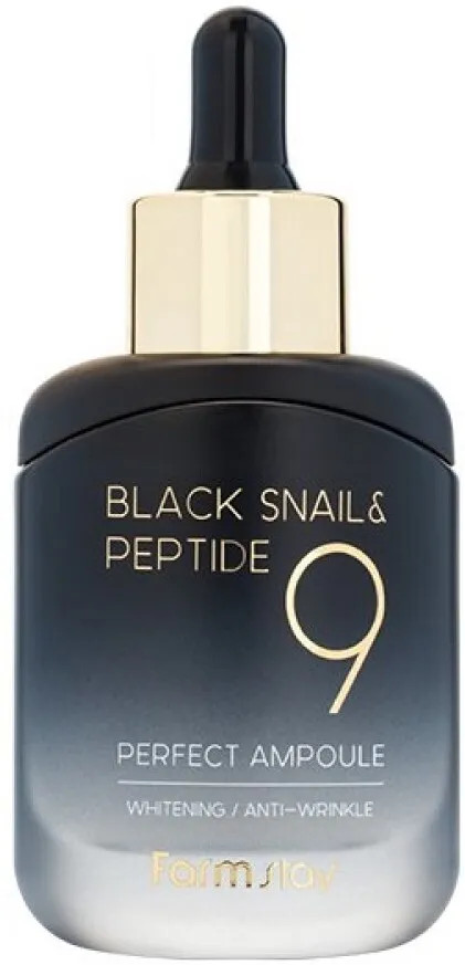 Cыворотка для лица ампульная «Black Snail & Peptide 9 Perfect Ampoule» | Black Snail & Peptide 9 | Myungin Corporation