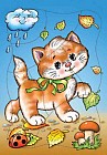 Развивающая рамка "Котёнок"