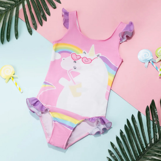 Купальник для девочек «Единорог»
