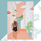 Полотенце «Девушка в купальнике»