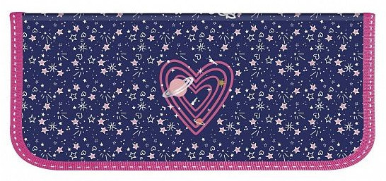 Пенал школьный «Hearts and stars»