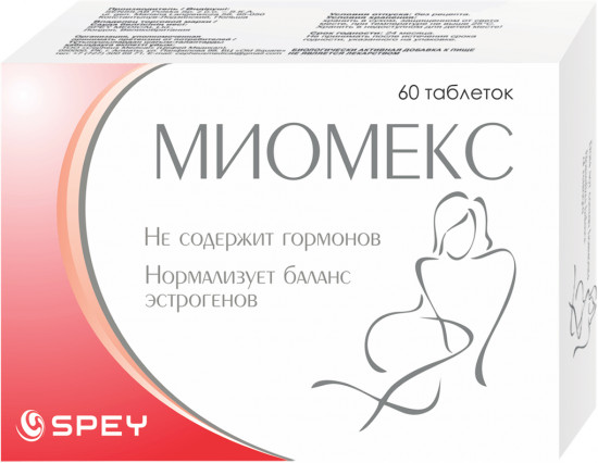 Таблетки «Миомекс»