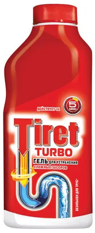 Средство для канализационных труб «Tiret Turbo»
