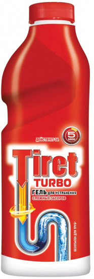 Средство для канализационных труб «Tiret Turbo»
